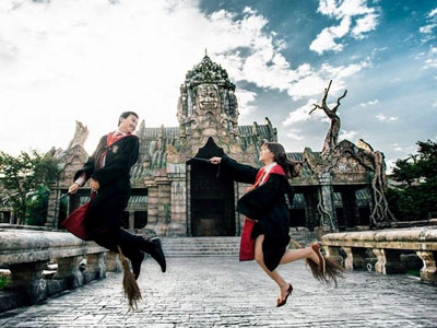 Ảnh cưới hóa thân thành Harry Potter của đôi trẻ Đà Nẵng