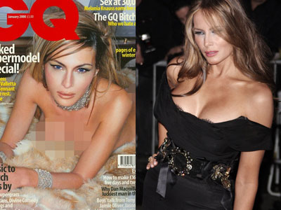 Ảnh nóng của bà Melania Trump gây bão pháp lý
