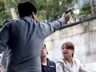 Giám đốc công ty bảo vệ bắn “chỉ thiên” bằng súng hơi cay
