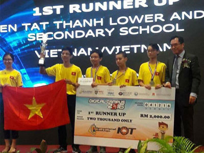 Học sinh Việt Nam vô địch Robothon quốc tế