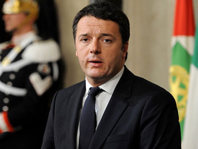 Tổng thống Italy đề nghị Thủ tướng Renzi hoãn từ chức