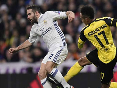 Hòa Dortmund, Real đi tiếp ở C1 với tư cách nhì bảng F