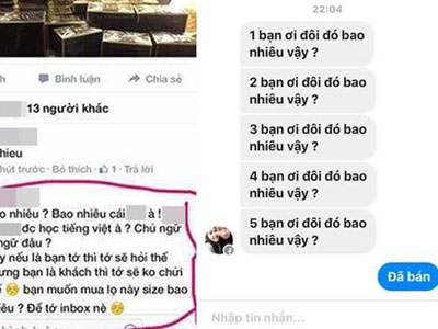 Màn đáp trả đích đáng của các chủ shop online với cơn ác mộng "cộc lốc, vô duyên" mang tên “thượng đế”