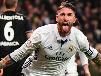 Ramos lại làm người hùng phút cuối, Real thẳng tiến ở Liga