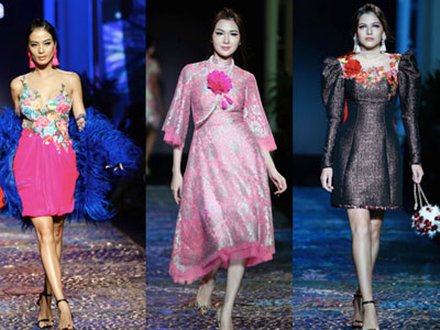 Show thời trang của Lê Thanh Hòa: Màu mè, diêm dúa