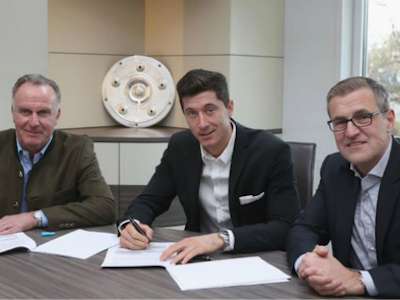 Bayern ký hợp đồng mới với Lewandowski tới 2021