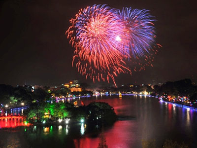 Hà Nội bắn pháo hoa 30 điểm dịp Tết Nguyên đán