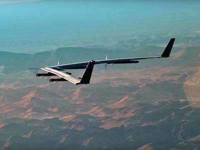 Drone truyền Internet của Facebook tan tành khi hạ cánh