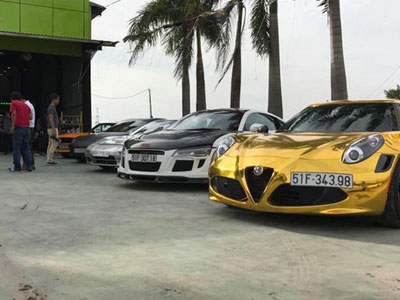 Audi R8 độ 1 tỷ Đồng cùng dàn xe thể thao hàng độc tụ tập tại Sài thành