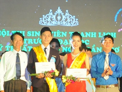 Lộ diện Hoa khôi và Nam vương ĐH Kỹ thuật - Công nghệ Cần Thơ