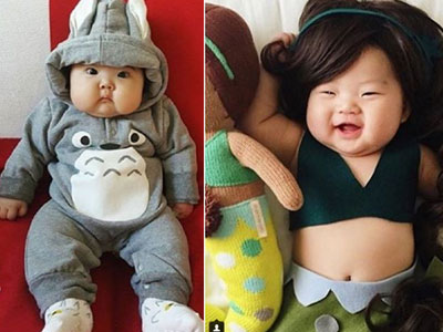 Những em bé má phúng phính như bánh bao khiến dân mạng "chao đảo"