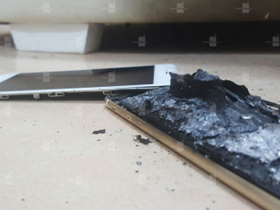 Nóng: Apple iPhone 6s lại phát nổ sau khi sạc pin
