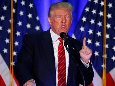 Trump cám ơn người Mỹ vì thắng áp đảo phiếu đại cử tri