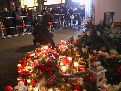 Berlin đau buồn sau vụ tấn công kinh hoàng chợ Giáng sinh