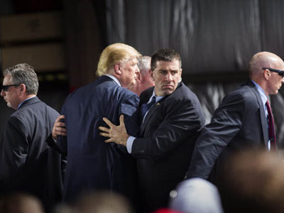 Trump sẽ là Tổng thống Mỹ đầu tiên dùng vệ sĩ tư nhân?