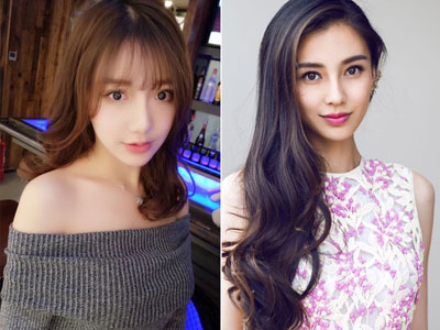 9X bất ngờ nổi tiếng nhờ giống Angelababy
