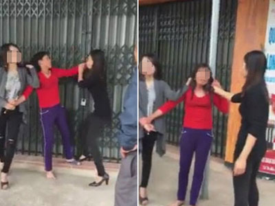 Cuộc đánh ghen hài nhất "quả đất", hai mẹ con thua cuộc vì tình địch quá khỏe