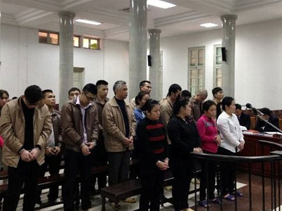 Quyển sổ ghi bằng chứng buộc tội 7 người án tử hình