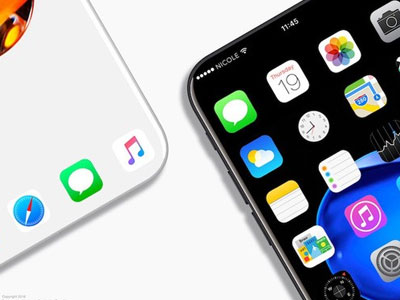 Xuất hiện thiết kế iPhone 8 không viền màn hình