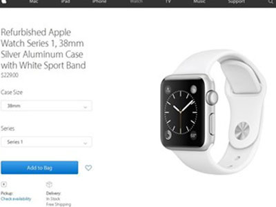 Apple Watch "mông má" lên kệ chính hãng, giá từ 5 triệu đồng