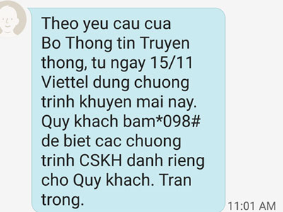 Cắt khuyến mại nạp thẻ, người dùng mất cả khuyến mại 3G