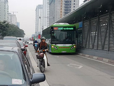 Hà Nội khai trương tuyến buýt nhanh đầu tiên