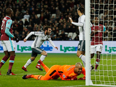Man Utd thắng trận thứ sáu liên tiếp tại Ngoại hạng Anh