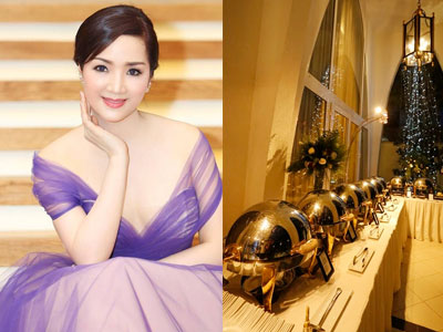 "Đột nhập" biệt thự nguy nga có phòng khách 200 người của Giáng My