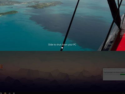 Windows 10: Kích hoạt tính năng Slide to shut down