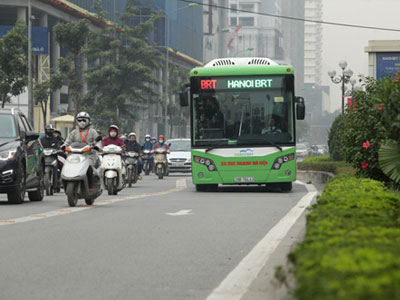 Hà Nội sẽ mở thêm tuyến buýt nhanh Kim Mã - Hòa Lạc