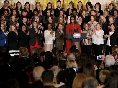 Vợ Obama phát biểu lần cuối cùng trước khi rời Nhà Trắng