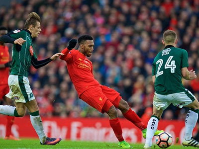 Liverpool bị đội bóng hạng ba cầm hòa ở Cúp FA