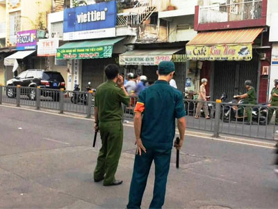 Nã súng bắn chết người ở Sài Gòn