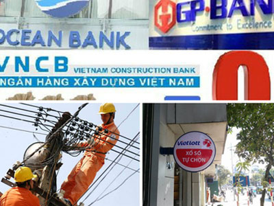Nhà nước nắm 100% vốn các công ty xổ số và 3 ngân hàng 0 đồng