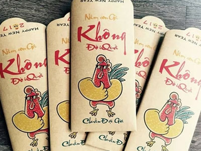 Bao lì xì tự chế giá rẻ đánh bại hàng truyền thống