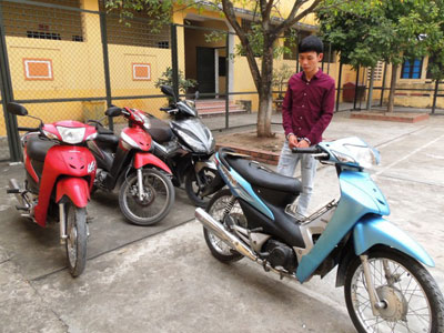 Trộm hàng chục xe máy, khi đang rao bán thì bị bắt