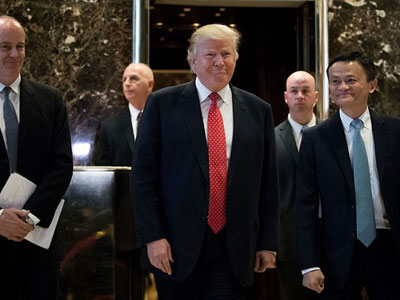 Trump đón tỷ phú Jack Ma, bàn chuyện tạo một triệu việc làm