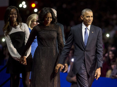Những hình ảnh khó quên tại buổi lễ chia tay của Tổng thống Obama