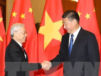 Chùm ảnh: Trung Quốc tổ chức lễ đón trọng thể Tổng Bí thư Nguyễn Phú Trọng
