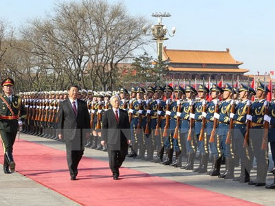 Hôm nay Tổng bí thư thăm chính thức Trung Quốc
