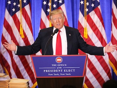 Tỷ lệ ủng hộ Trump giảm trước ngày nhậm chức tổng thống