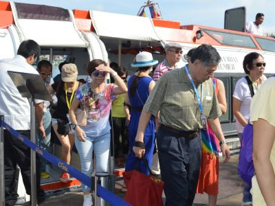 Tàu Italia chở gần 2.200 du khách cập đảo Phú Quốc
