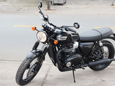 Triumph Bonneville T100 Black 2017 đầu tiên về Việt Nam
