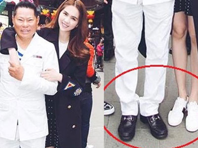 Vì tỷ phú Hoàng Kiều, Ngọc Trinh đi giày bệt hy sinh chiều cao vì yêu
