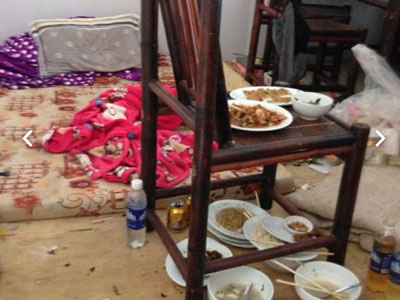 Phòng trọ "bẩn như chuồng lợn" của nữ sinh ở Bắc Giang