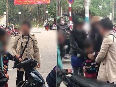 Va quệt trên đường phố Hà Nội, người phụ nữ mắng chửi ầm ĩ vì nghi cậu bé muốn... đâm chết mình