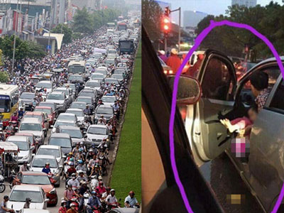 Bức ảnh khủng khiếp giữa phố Hà Nội và câu hỏi rất khó trả lời