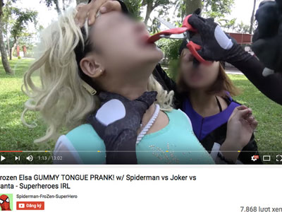 “Cần ngăn chặn, xử lý những clip bạo lực, sexy... gắn mác "Spiderman Elsa" trên Youtube”