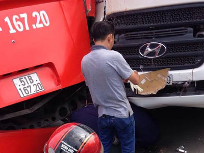 Nhân viên xe khách Phương Trang chết thảm khi đang đứng phía sau xin đường