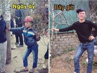 Cậu bé bán đào bị chế ảnh bá đạo gây xôn xao dân mạng